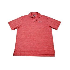 FootJoy Golf Polo Shirt Mens Size Large L Short Sleeve Performance Pink Marble